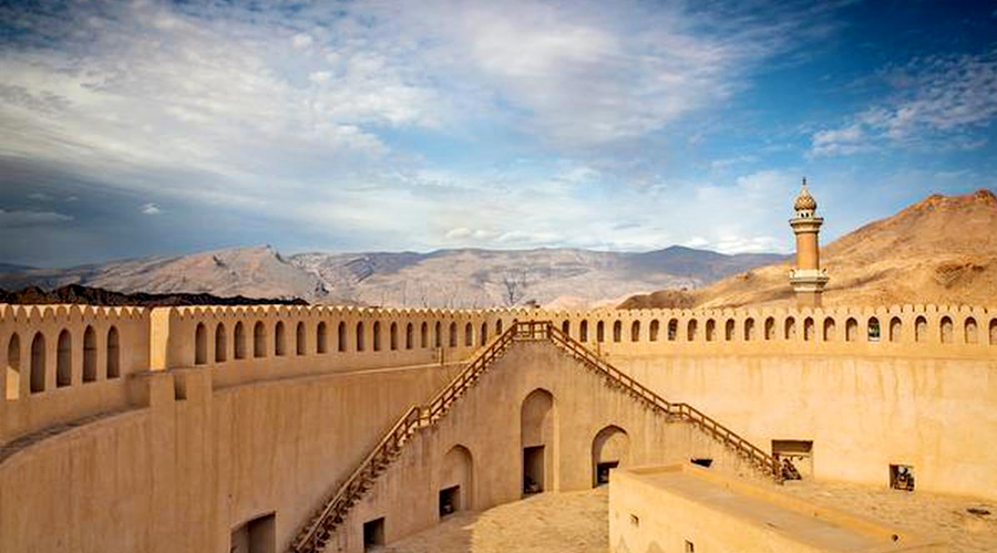 Nizwa Fort Stairway for soldiers